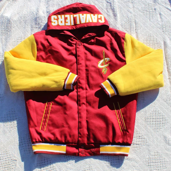 GUC Jeff Hamilton Reversible Cleveland Cavaliers Jacket Size Medium - Picture 3 of 10